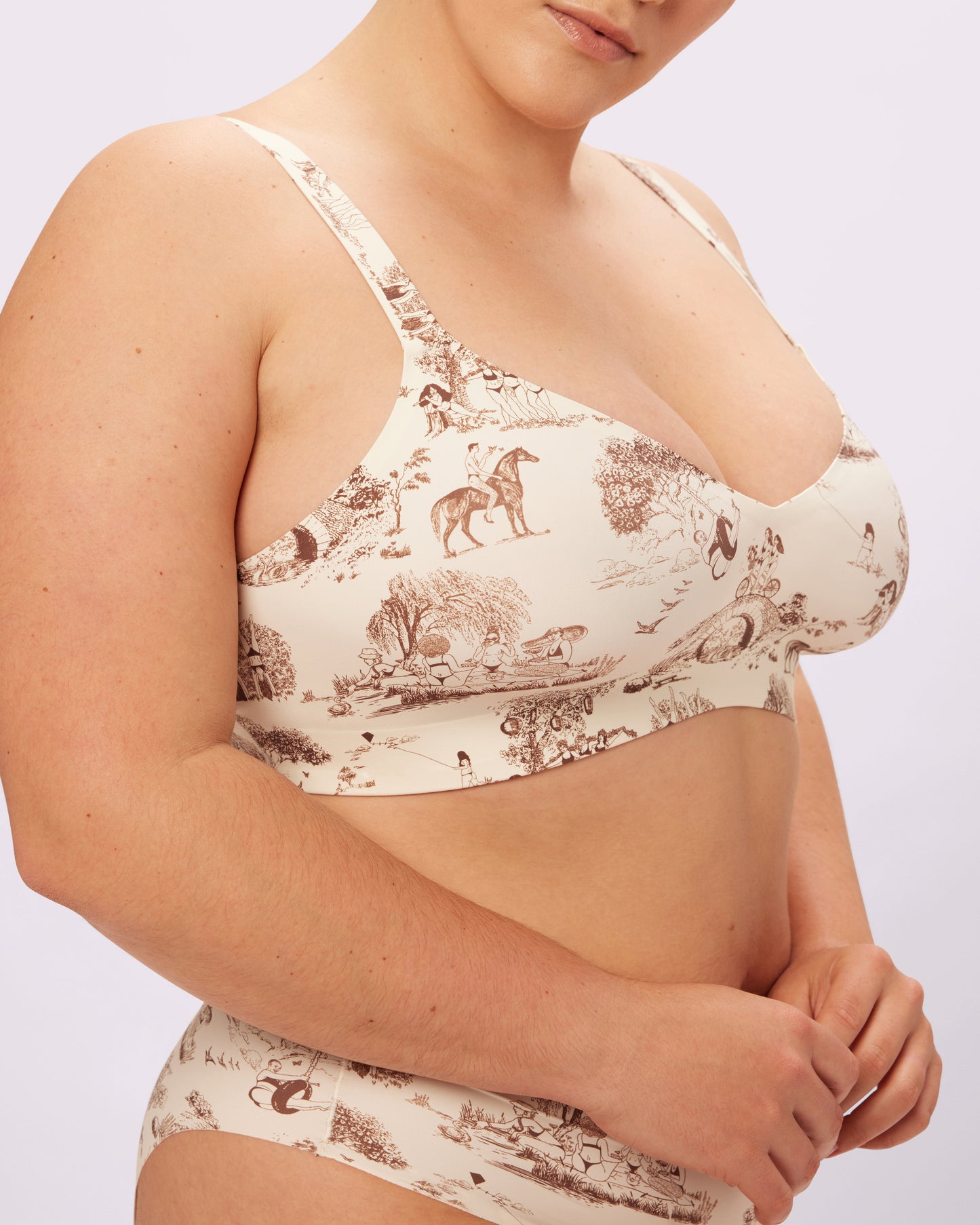 Smooth Lift Triangle Bralette | Seamless Universal | Archive (Toile)