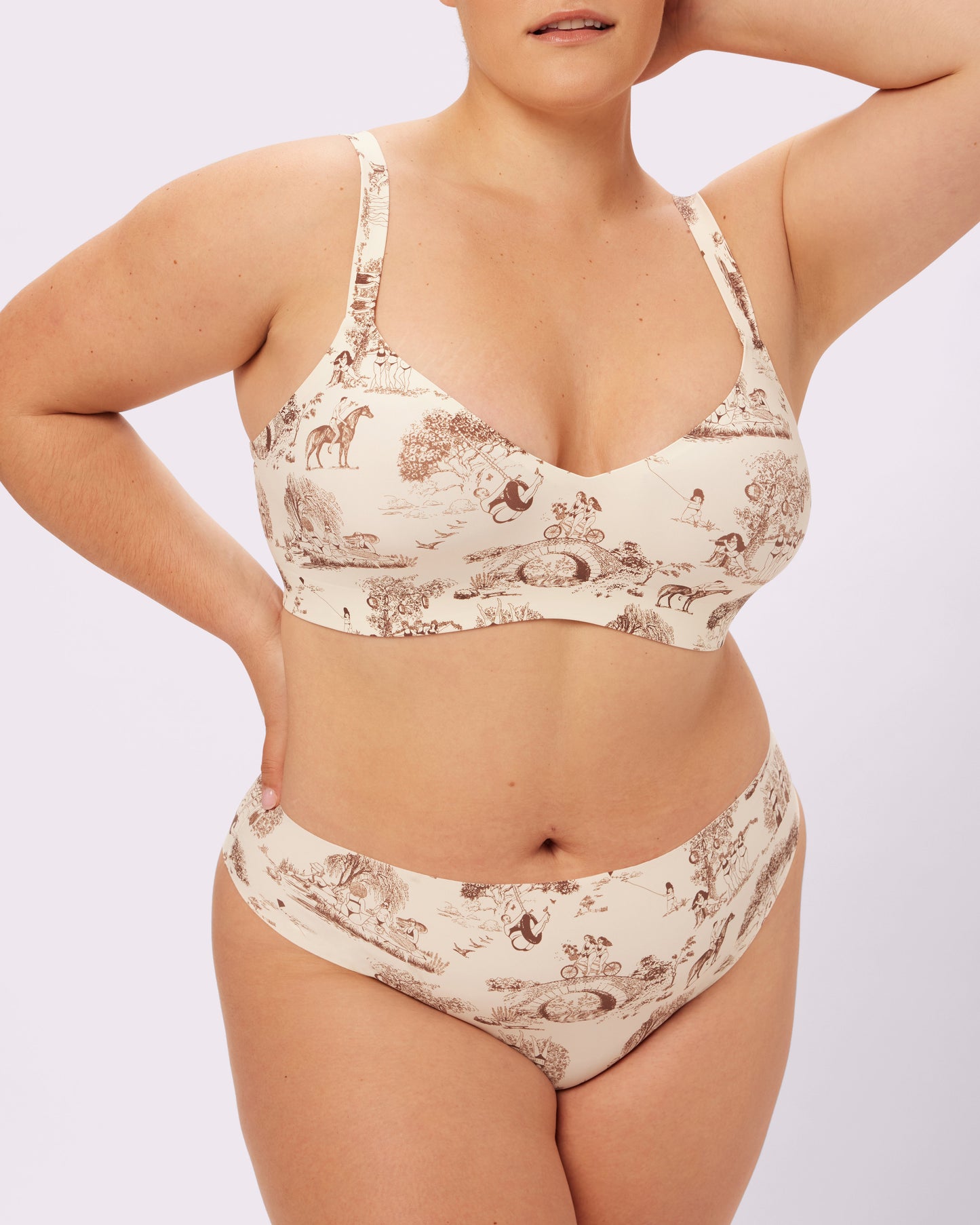 Smooth Lift Triangle Bralette | Seamless Universal | Archive (Toile)