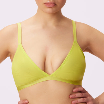 Triangle Bralette | Silky Mesh (Eightball)