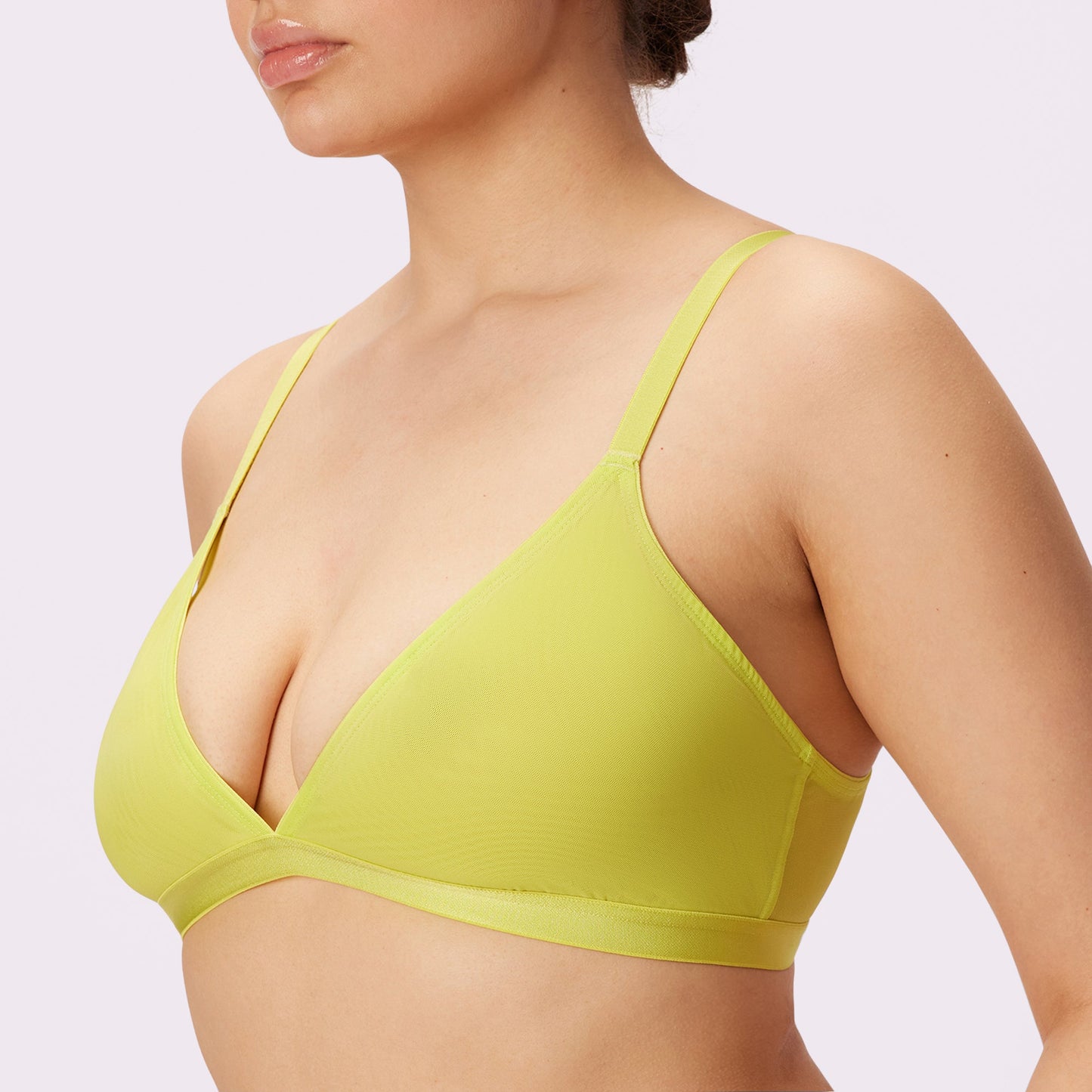 Triangle Bralette | Silky Mesh (Eightball)