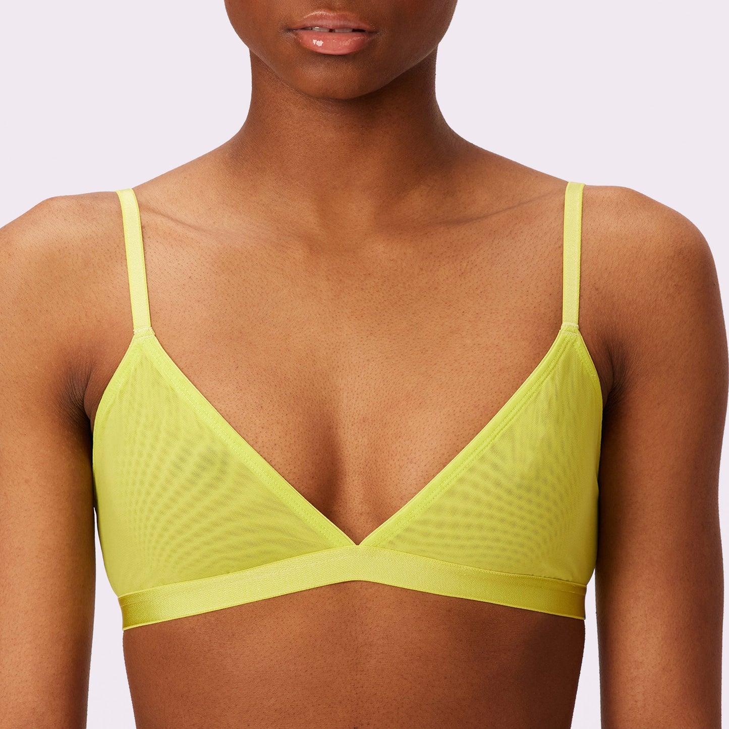Triangle Bralette | Silky Mesh (Eightball)
