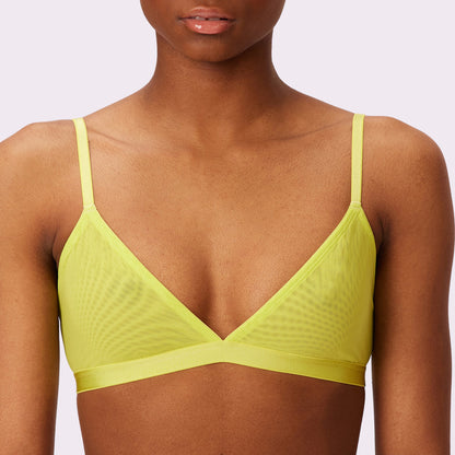 Triangle Bralette | Silky Mesh (Eightball)