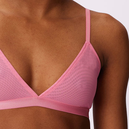 Triangle Bralette | Silky Mesh (Eightball)