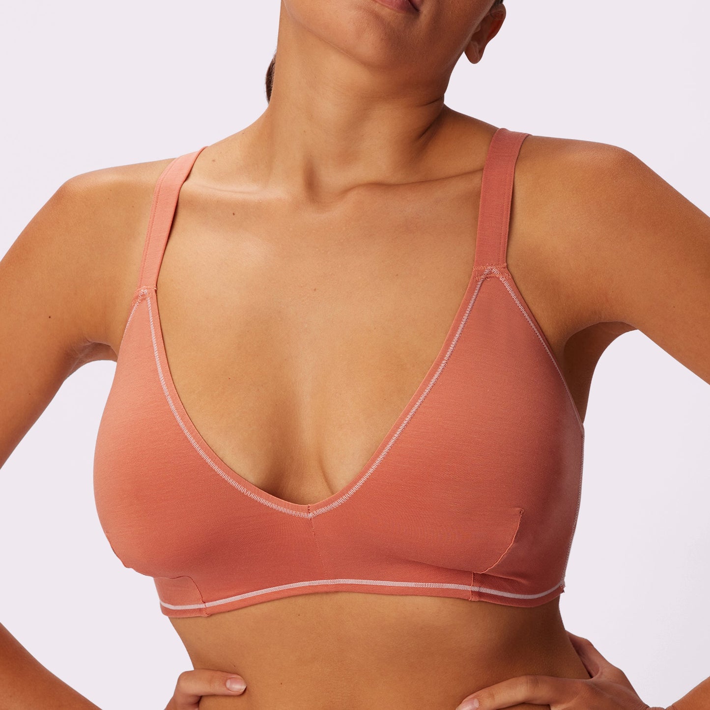 Vintage Soft Triangle Bralette | New:Cotton (Eightball)