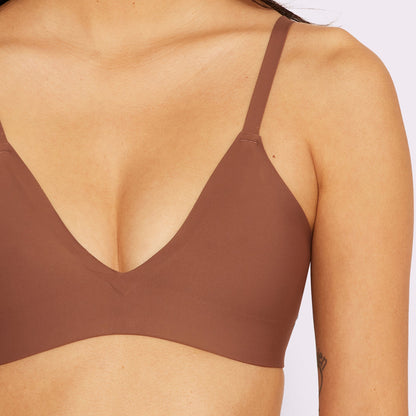 Smooth Lift Triangle Bralette | Seamless Universal | Archive (Coffee Bean)
