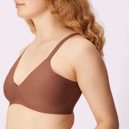 Smooth Lift Triangle Bralette | Seamless Universal | Archive (Coffee Bean)