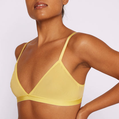 Triangle Bralette | Silky Mesh | Archive (Dandelion)