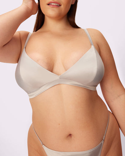 Special Edition Coca-Cola Luminous Glow Triangle Bralette | Glow Satin | Archive (Diet Coke)
