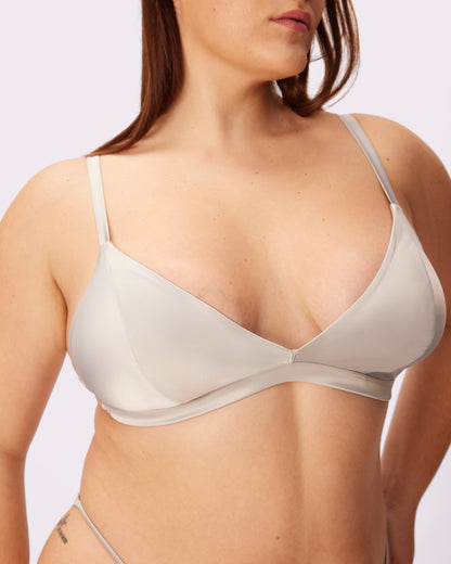 Special Edition Coca-Cola Luminous Glow Triangle Bralette | Glow Satin | Archive (Diet Coke)