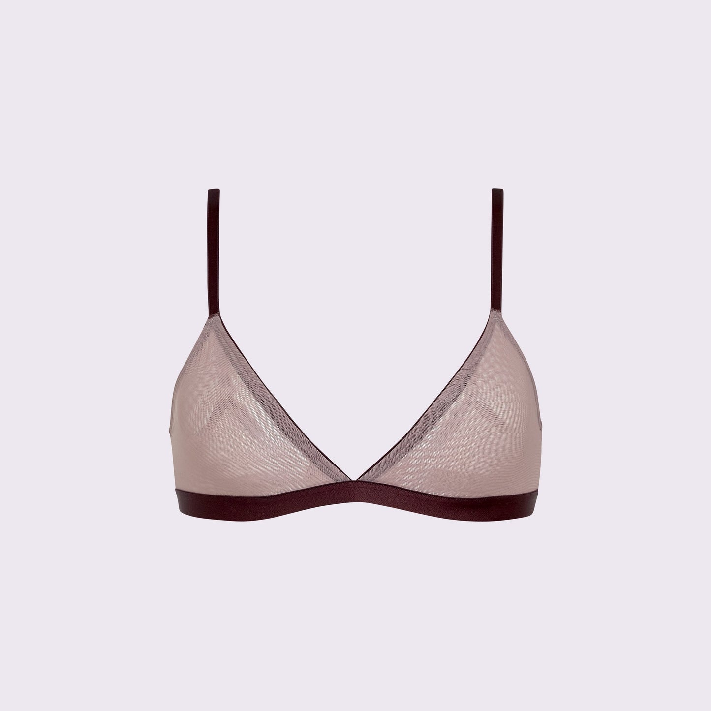 Triangle Bralette | Silky Mesh (Eightball)