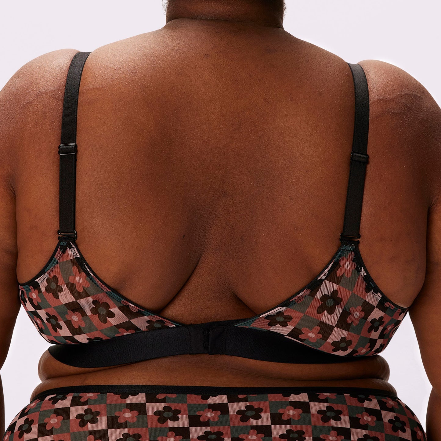 Triangle Bralette | Silky Mesh (Eightball)