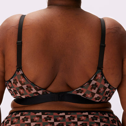 Triangle Bralette | Silky Mesh (Eightball)