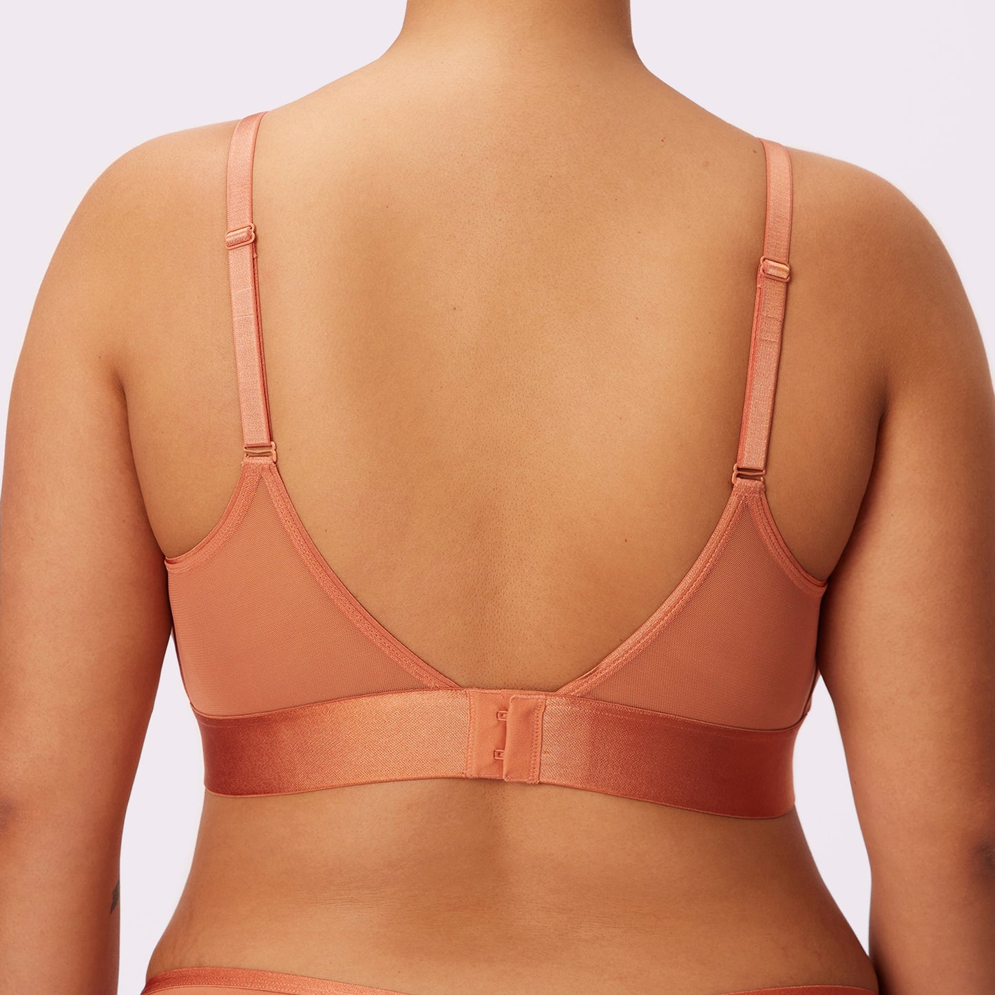 Triangle Bralette | Silky Mesh (Eightball)