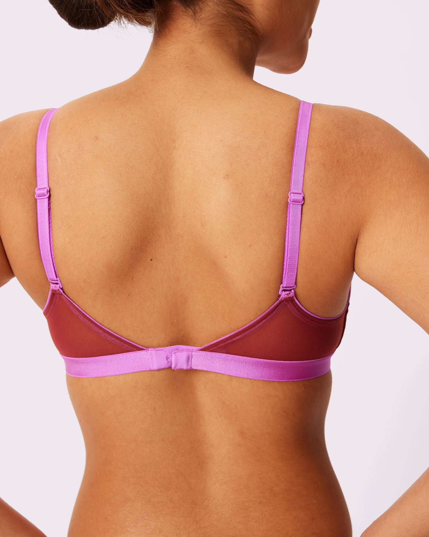 Triangle Bralette | Silky Mesh (Eightball)