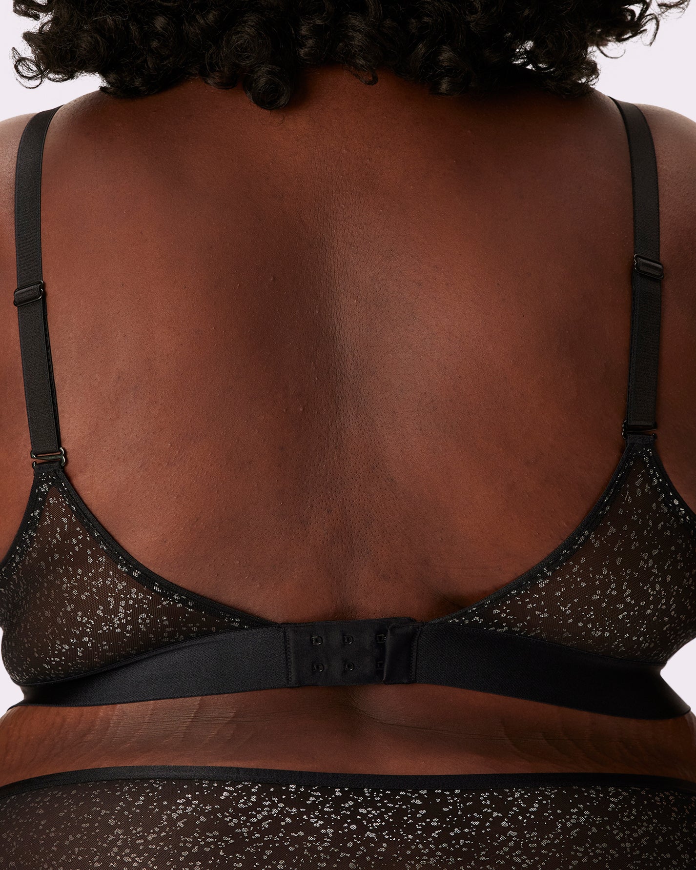 Triangle Bralette | Silky Mesh (Eightball)