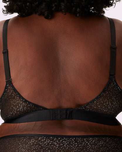 Triangle Bralette | Silky Mesh (Eightball)