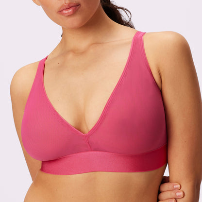 Triangle Bralette | Silky Mesh (Eightball)