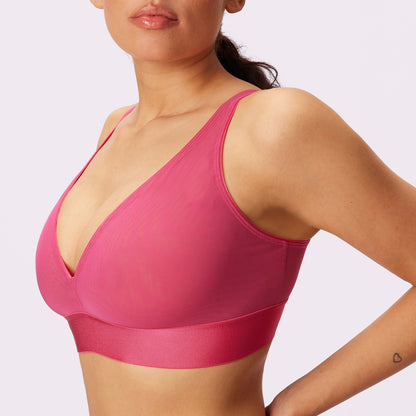 Triangle Bralette | Silky Mesh (Eightball)