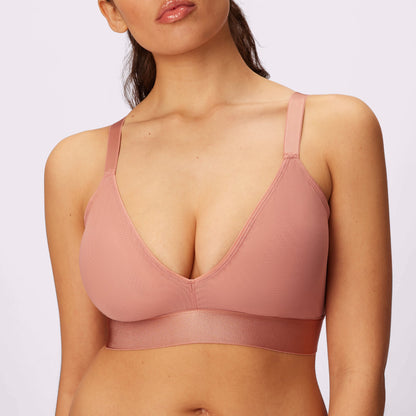 Triangle Bralette | Silky Mesh (Eightball)