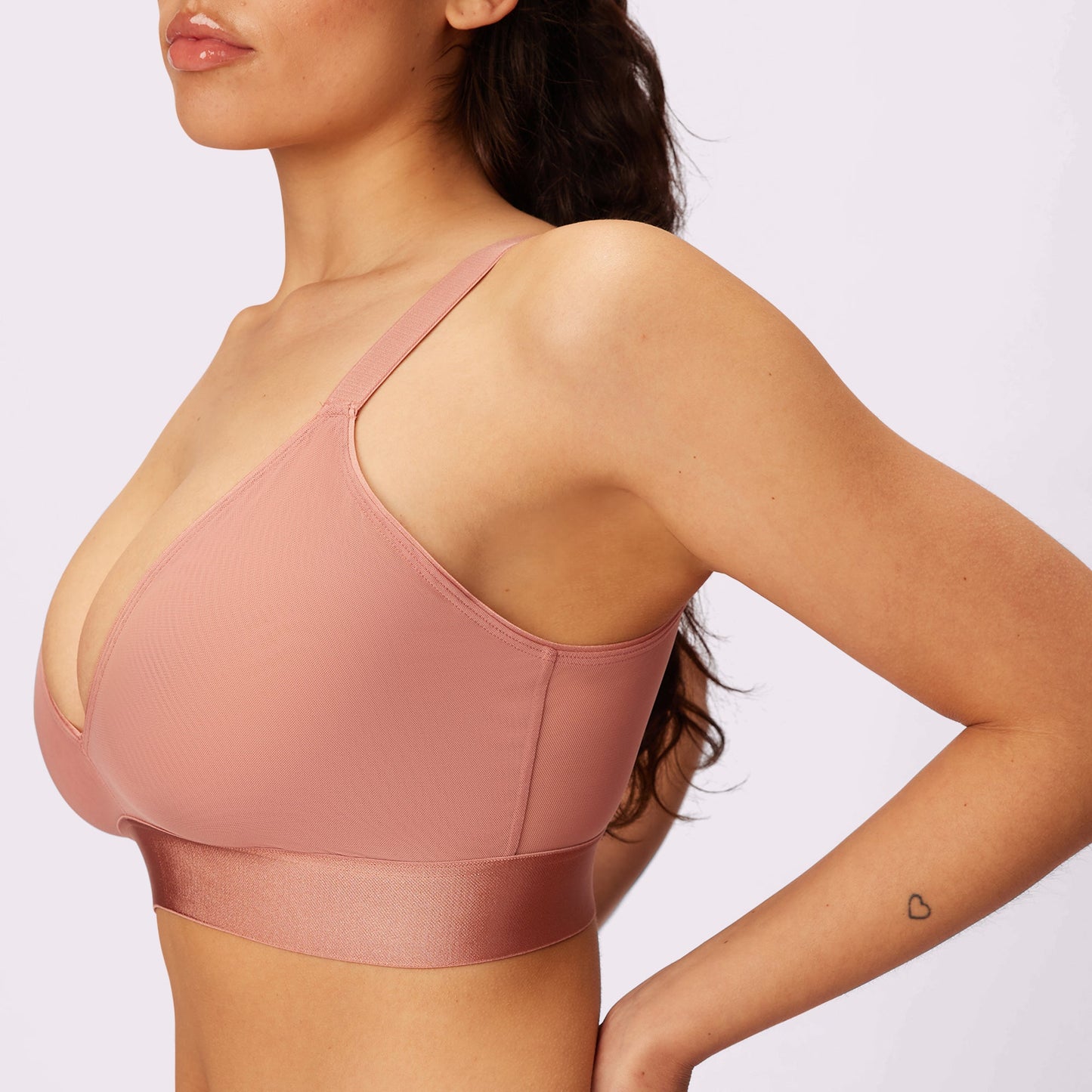 Triangle Bralette | Silky Mesh (Eightball)