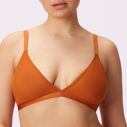 Triangle Bralette | Silky Mesh (Eightball)