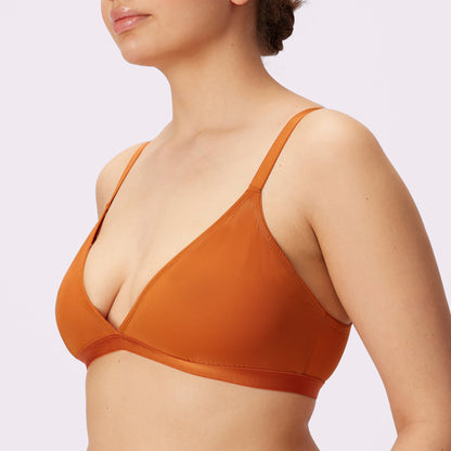 Triangle Bralette | Silky Mesh (Eightball)