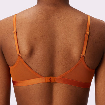 Triangle Bralette | Silky Mesh (Eightball)