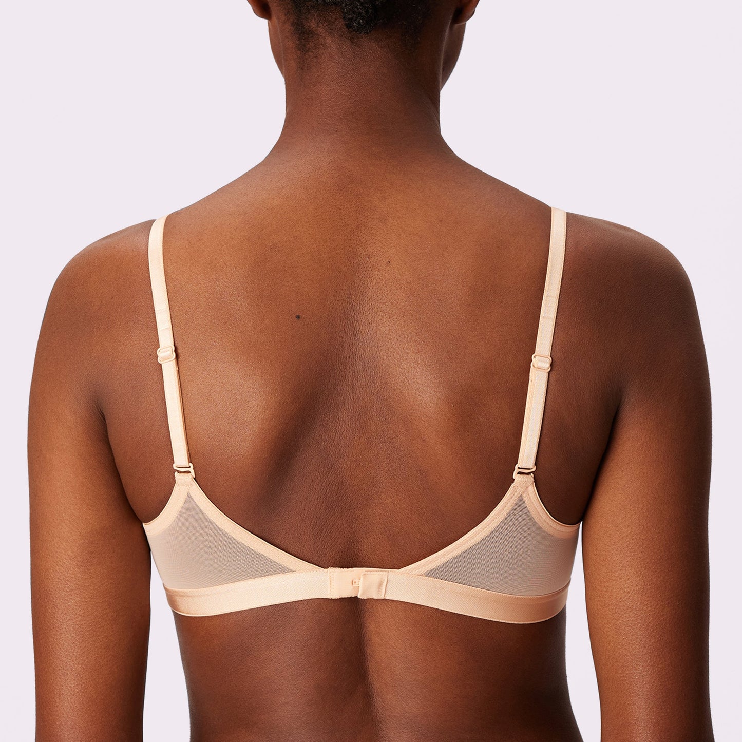 Triangle Bralette | Silky Mesh (Eightball)