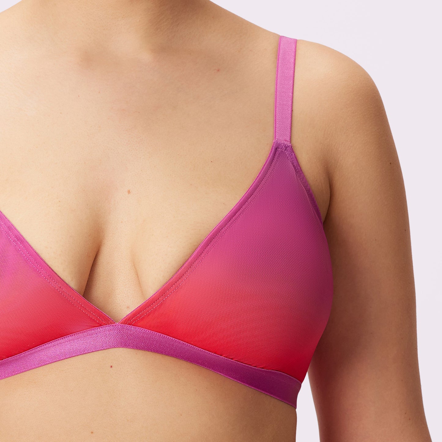 Triangle Bralette | Silky Mesh (Eightball)