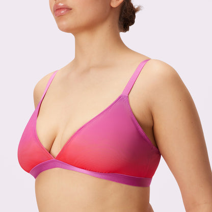 Triangle Bralette | Silky Mesh (Eightball)