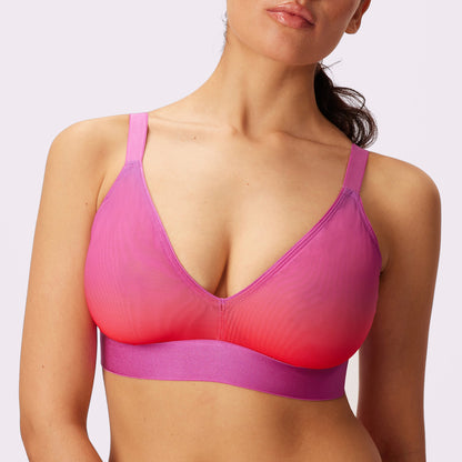 Triangle Bralette | Silky Mesh (Eightball)