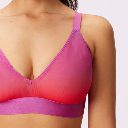 Triangle Bralette | Silky Mesh (Eightball)