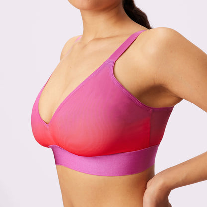 Triangle Bralette | Silky Mesh (Eightball)