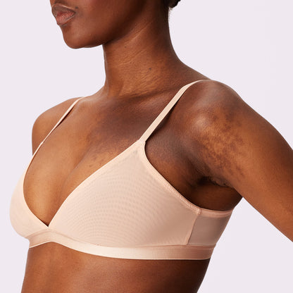 Triangle Bralette | Silky Mesh (Eightball)