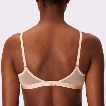 Triangle Bralette | Silky Mesh (Eightball)
