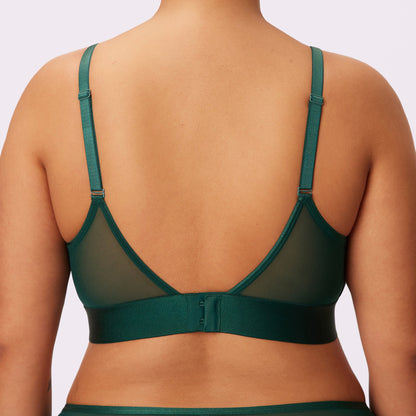 Triangle Bralette | Silky Mesh (Eightball)