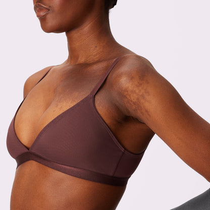 Triangle Bralette | Silky Mesh | Archive (Pony)