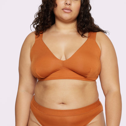 Cloud Triangle Bralette | SuperSoft | Archive (Red Clay)