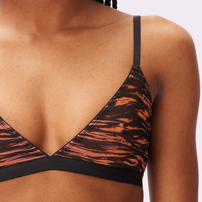 Triangle Bralette | Silky Mesh (Eightball)