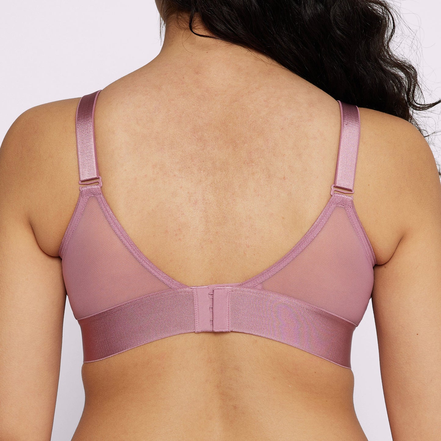 Triangle Bralette | Silky Mesh | Archive (Rose Petal)