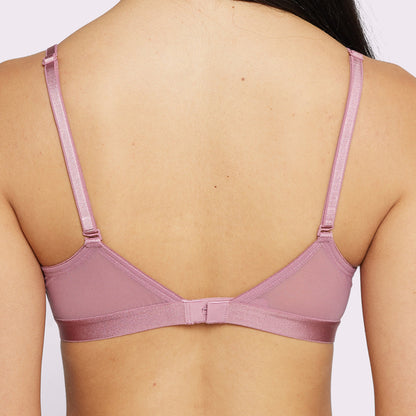 Triangle Bralette | Silky Mesh | Archive (Rose Petal)