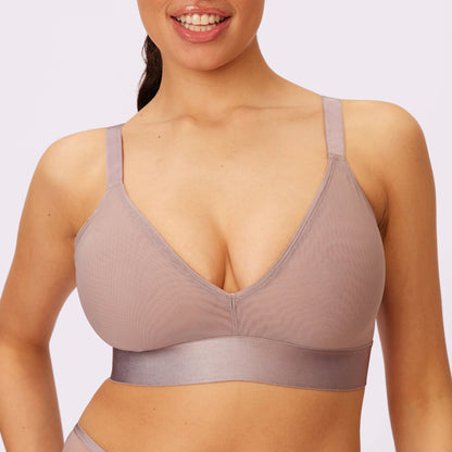 Triangle Bralette | Silky Mesh (Eightball)