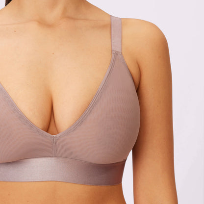 Triangle Bralette | Silky Mesh (Eightball)