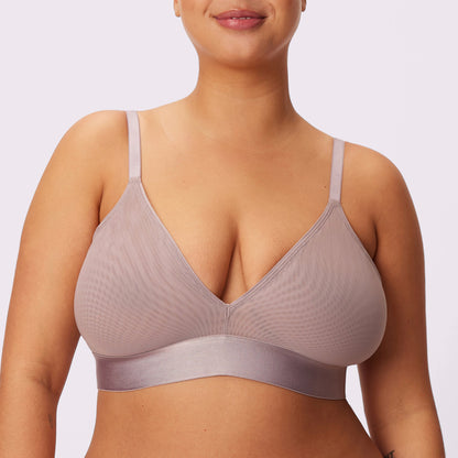 Triangle Bralette | Silky Mesh (Eightball)