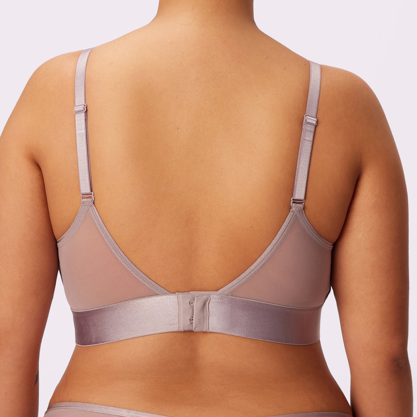 Triangle Bralette | Silky Mesh (Eightball)