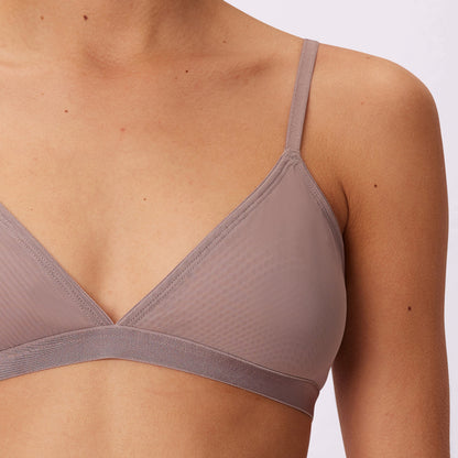 Triangle Bralette | Silky Mesh (Eightball)