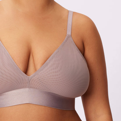 Triangle Bralette | Silky Mesh (Eightball)