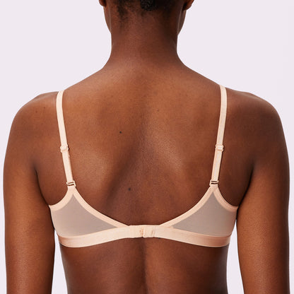 Triangle Bralette | Silky Mesh | Archive (Sand)