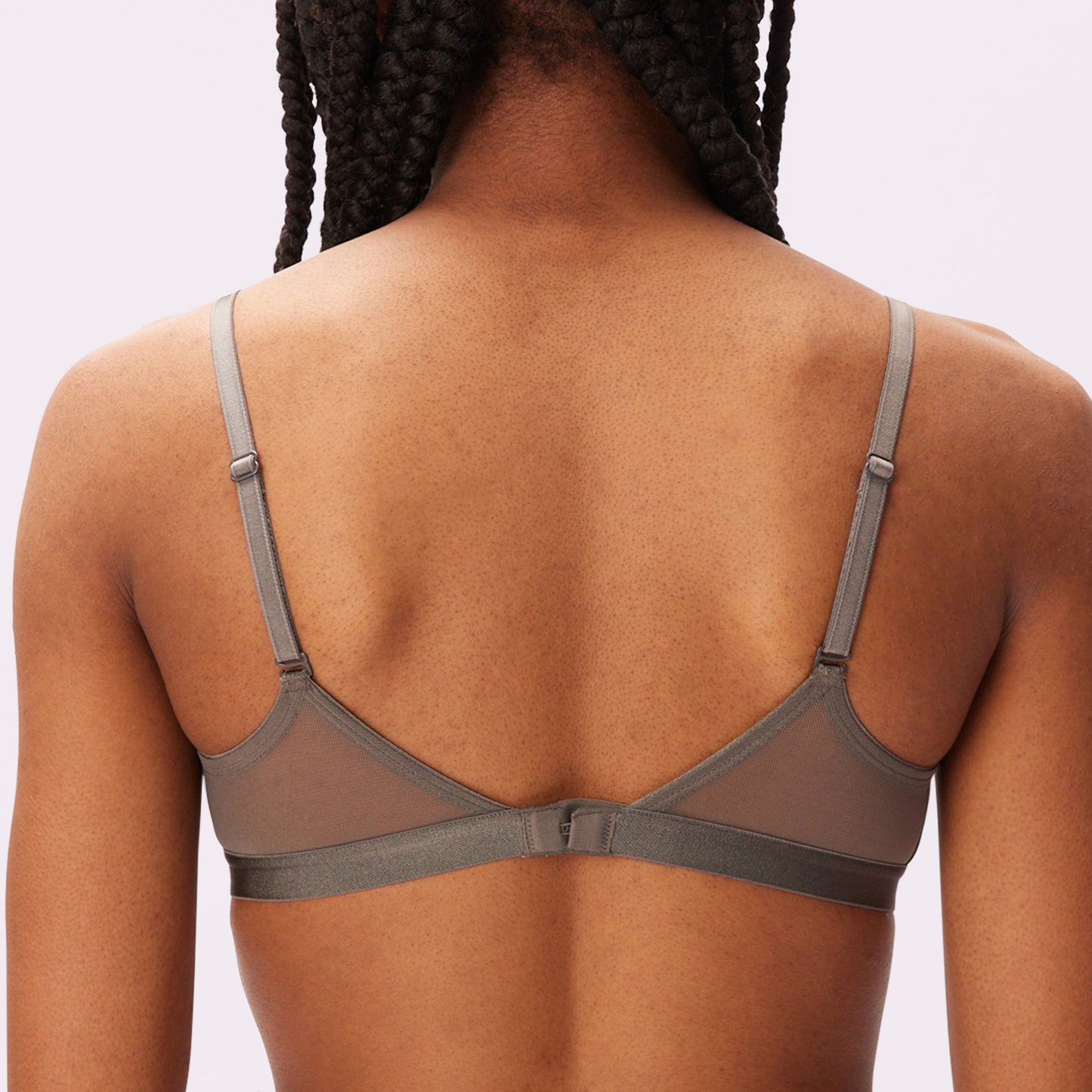 Triangle Bralette | Silky Mesh (Eightball)