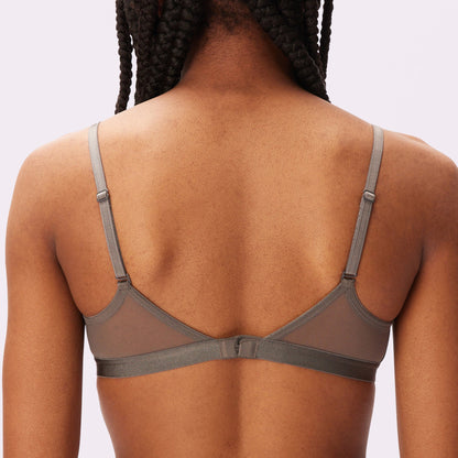 Triangle Bralette | Silky Mesh (Eightball)